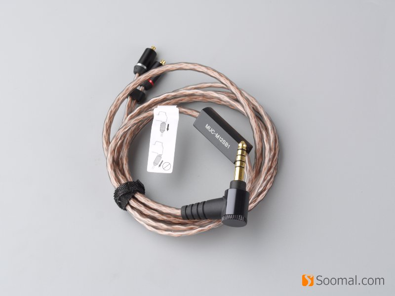 Soomal作品- 索尼SONY MUC-M12NB1/M12SB1 4.4mm-MMCX插头耳机线测评 